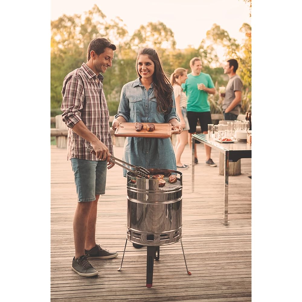 Tramontina Barbecue Stove Churrasco Diameter 40cm Charcoal Tube Barbecue Grill Made in Brazil TCP-400 26500/006 TRAMONTINA