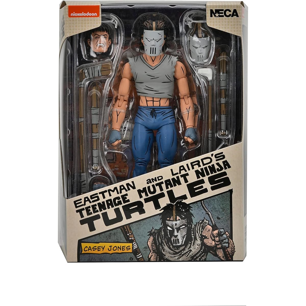 Teenage Mutant Ninja Turtles (Mirage Comics) - 7-Inch Scale Action Figure - Casey Jones