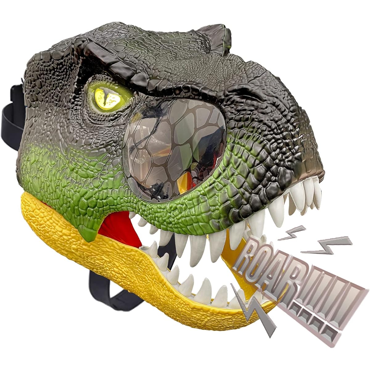 PengBirdDa Dinosaur Mask Costume Dinosaur Mask with Moving Jaw Christmas Birthday Gift Halloween Men Kids Boys