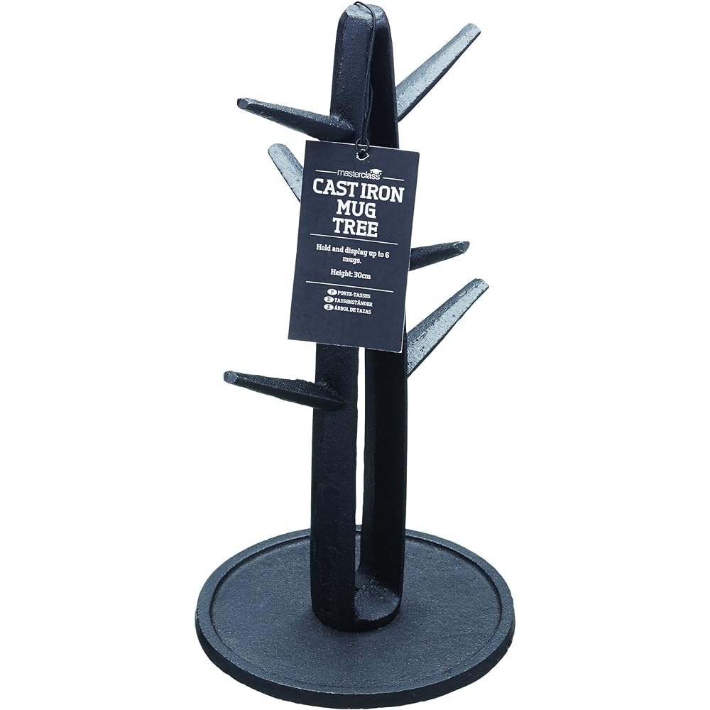 Kitchen Craft Mug Tree Cast Iron Countertop MCCIMT