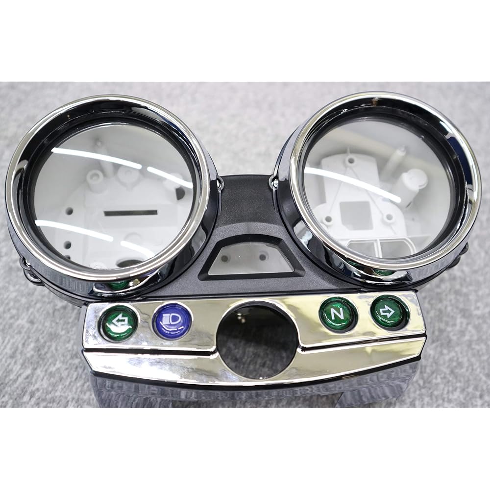 Zephyr Χ meter cover set / Zephyr 400χ ZR400G exterior ZR400E meter case plated Varios Kawasaki Kawasaki