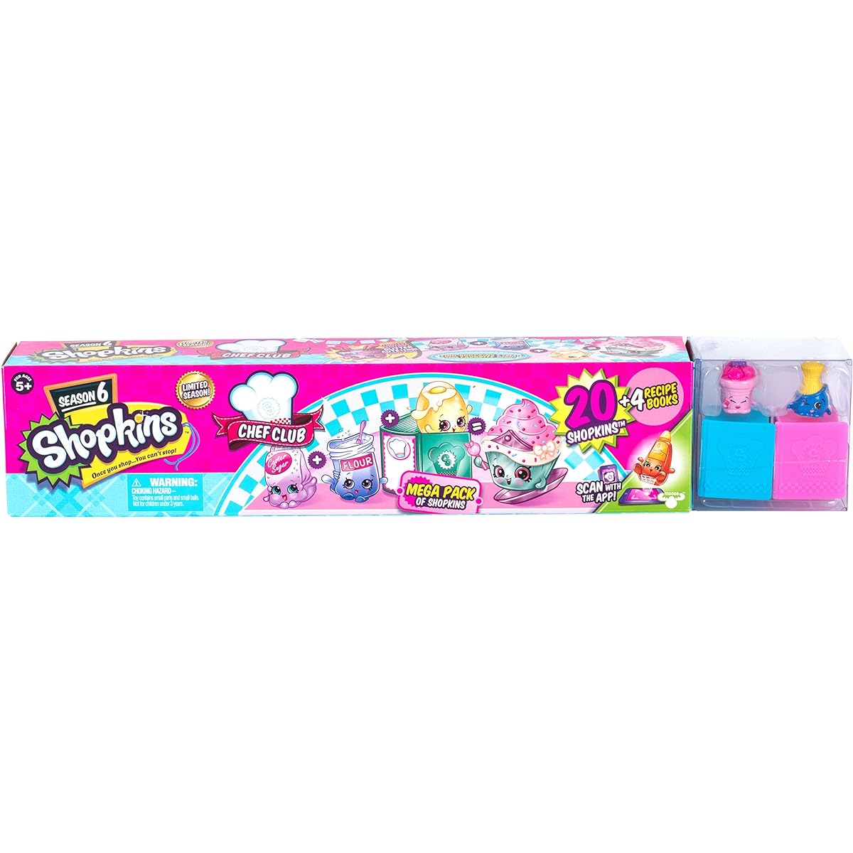 Shopkins Season 6 Chef Club Mega Pack - Collectible Toy with over 20 pcs