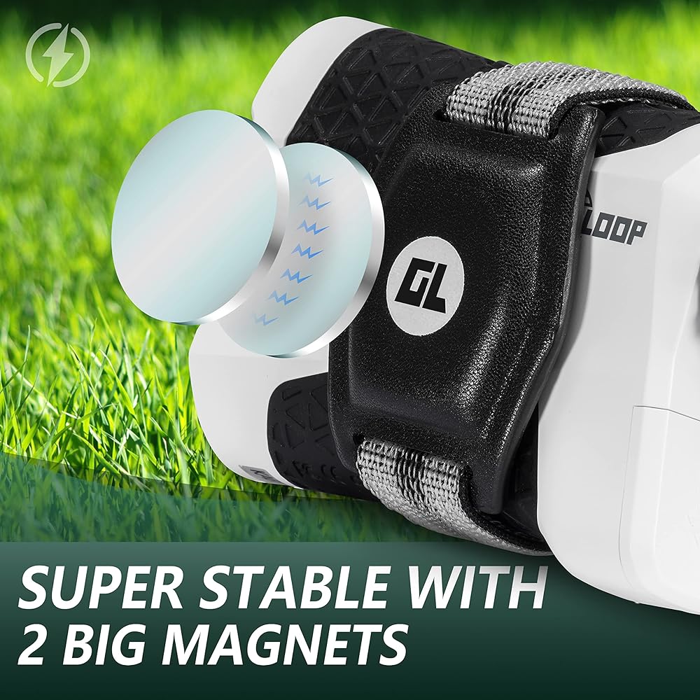 Gaialoop Universal Adjustable Magnetic Rangefinder Holder for Golf Cart with Strong Magnet