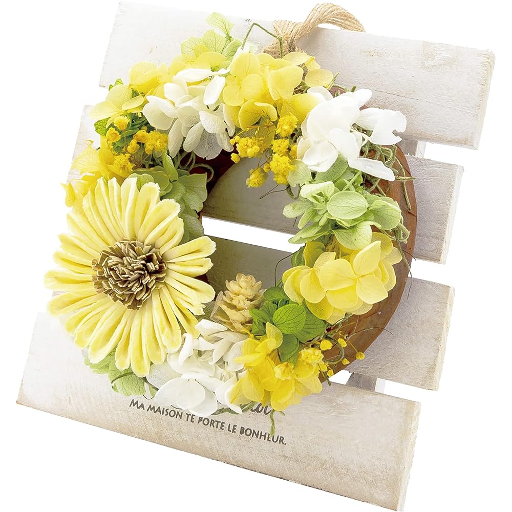 Paseo Sora Himawari Wreath Stand Set Yellow L KD-165L