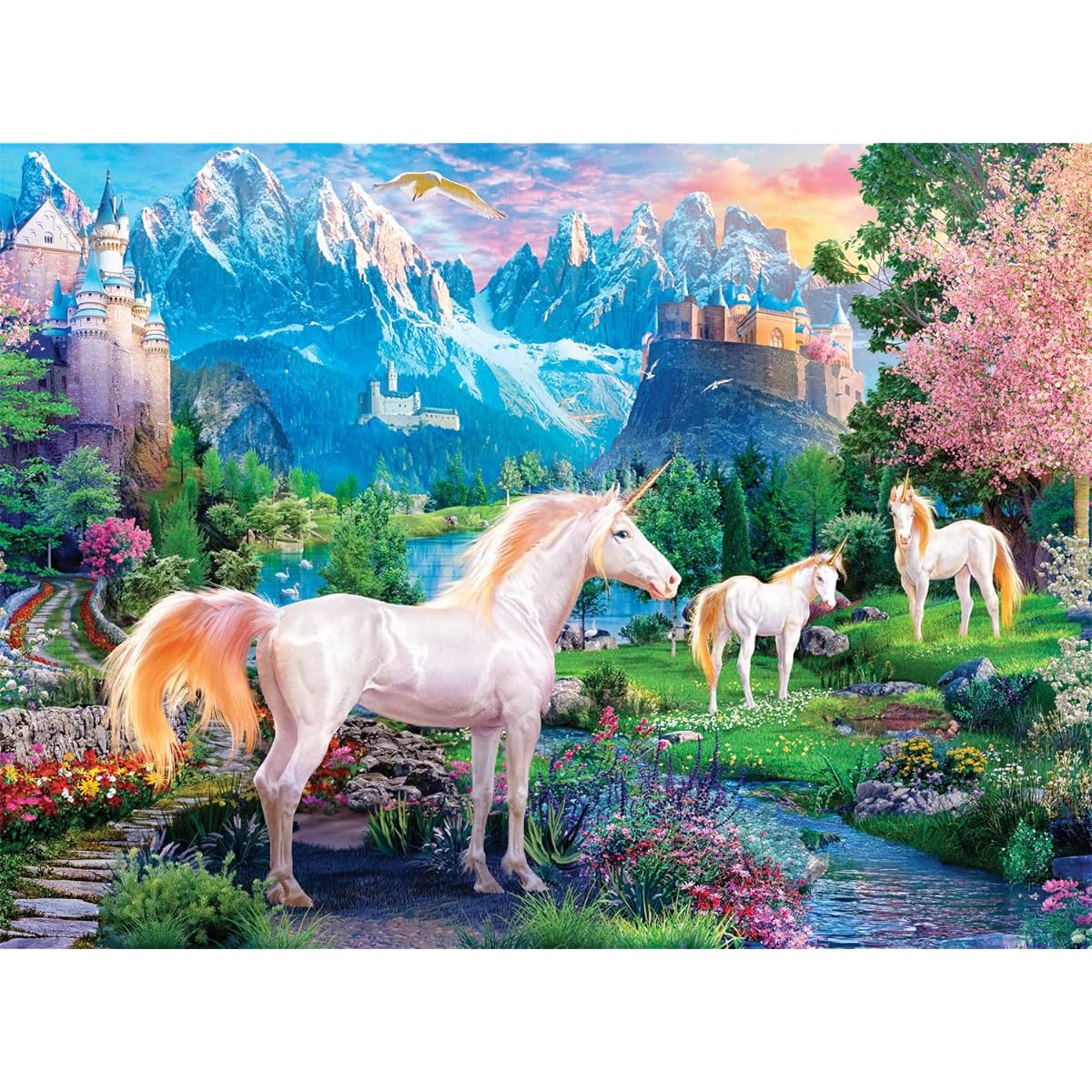 Buffalo Games Josephine Wall Unicornio 1000 Piece Jigsaw Puzzle