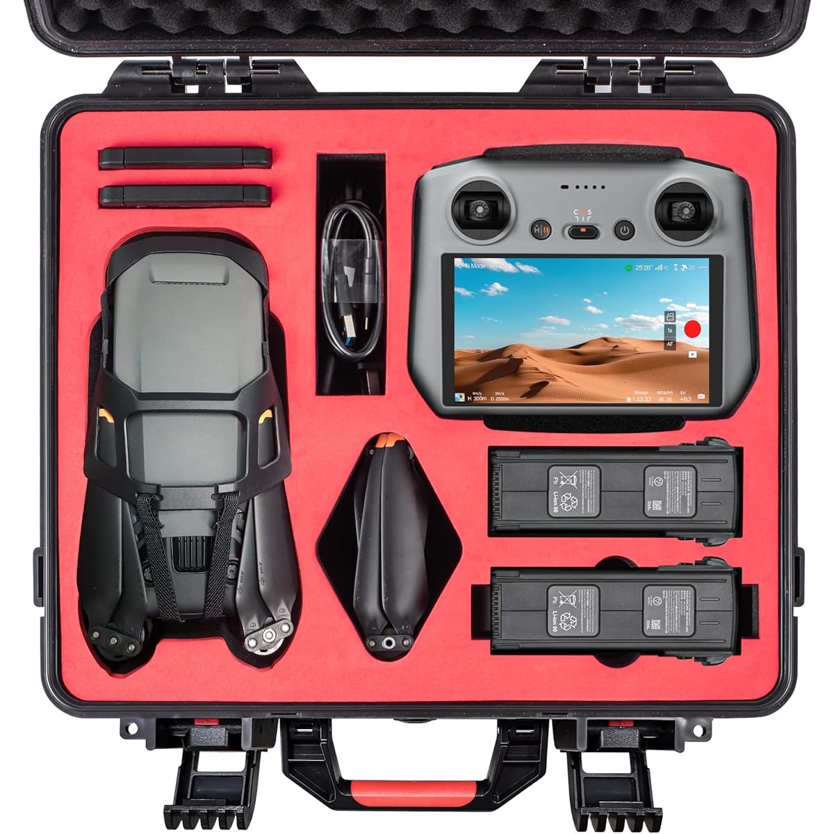 STARTRC Hard Case for DJI Mavic 3 Classic, Accessories Waterproof Carrying Case for DJI Mavic 3 Classic Flymore Combo and Controller