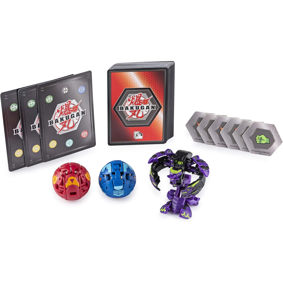 Bakugan Battle Brawlers Starter Set with Transforming Creatures: Darkus Hydranoid, Ages 6 and up