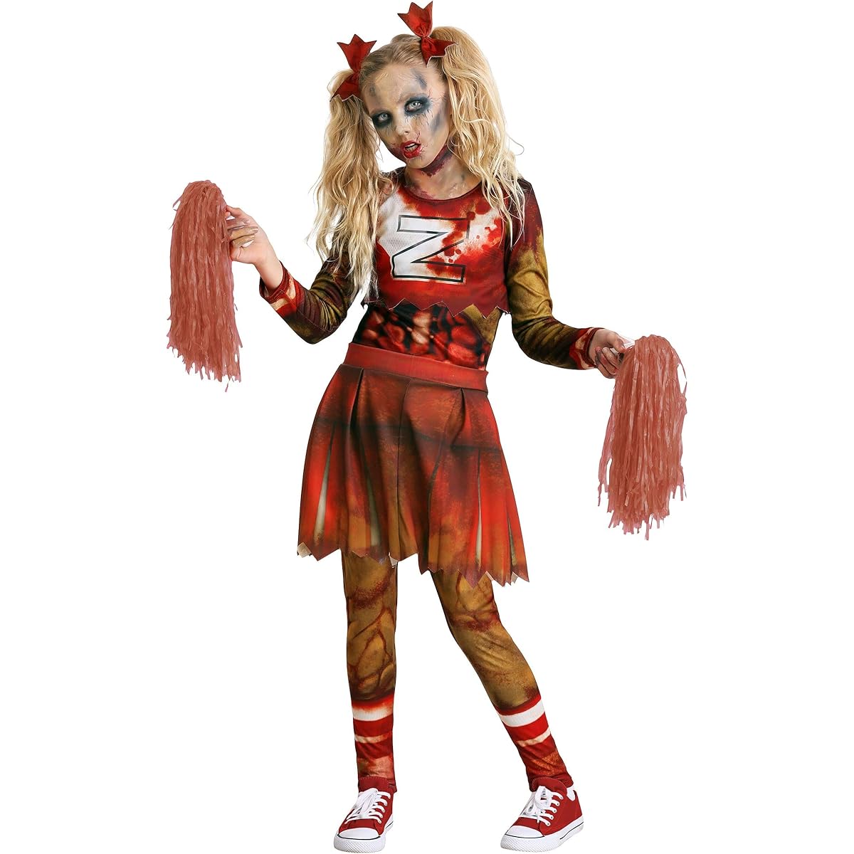 Girls Zombie Cheerleader Costume Zombie Costume Girls