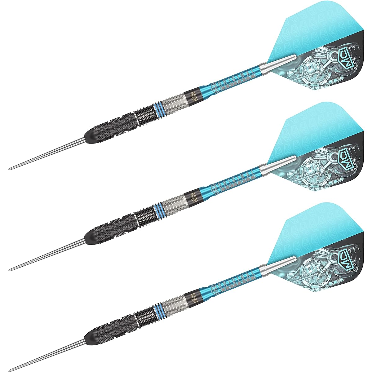 DW Piranha 24g 90% Steel 02 Tip Darts Precision Balanced Accurate Durable Perfect for Professionals and Recreational Players