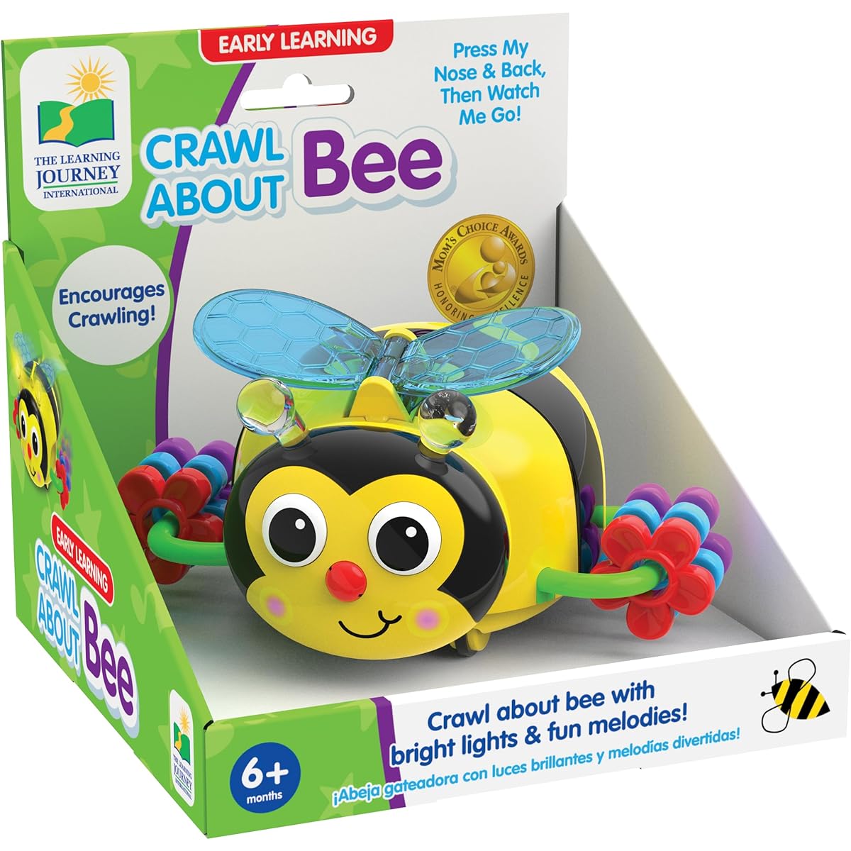 The Learning Journey Early Learning - Bee Crawling Musical Aid - Baby Toys & Gifts 6 Months+