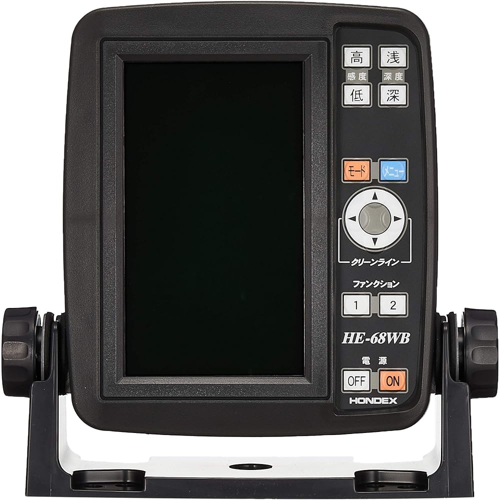 HONDEX 5-inch wide LCD portable fish finder HE-68WB
