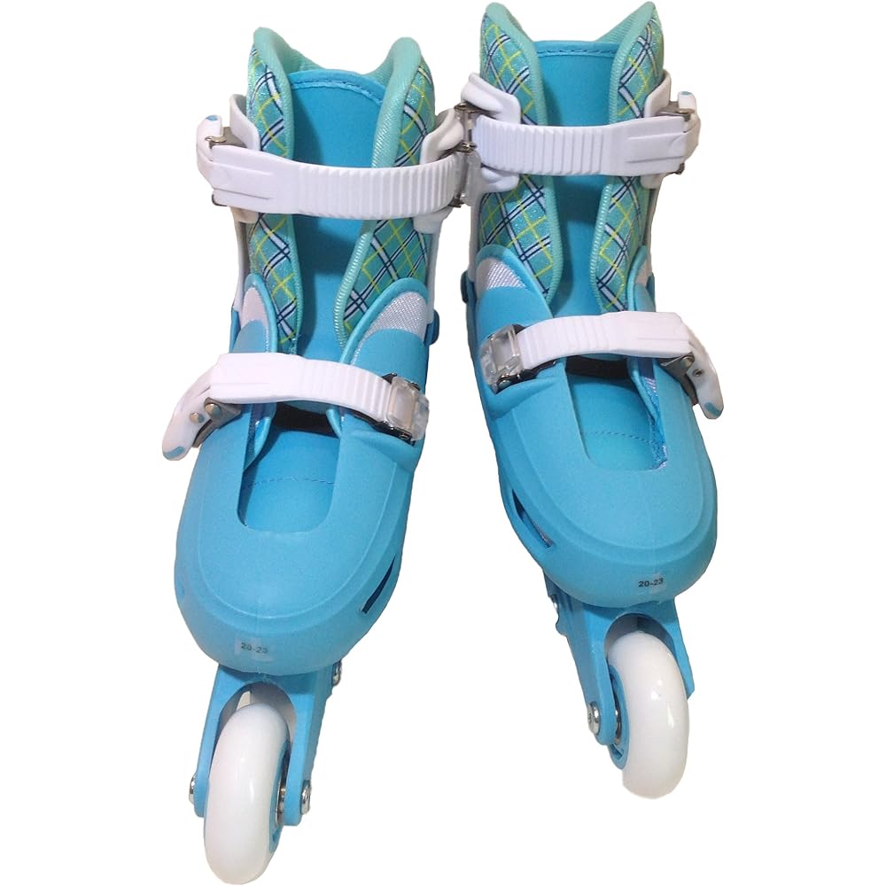 Touhou Kosan Junior Inline Skates & Helmet & Protector Combo Set KK-120 Light Blue L (20cm-23cm)