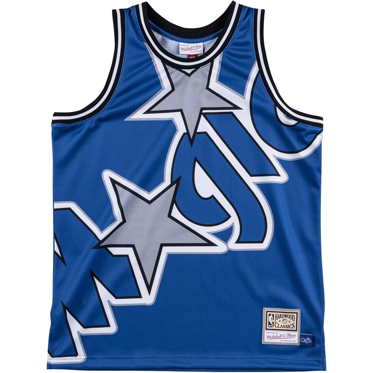 Mitchell & Ness Orlando Magic Royal Big Face Jersey Swingman NBA HWC Basketball Trikot