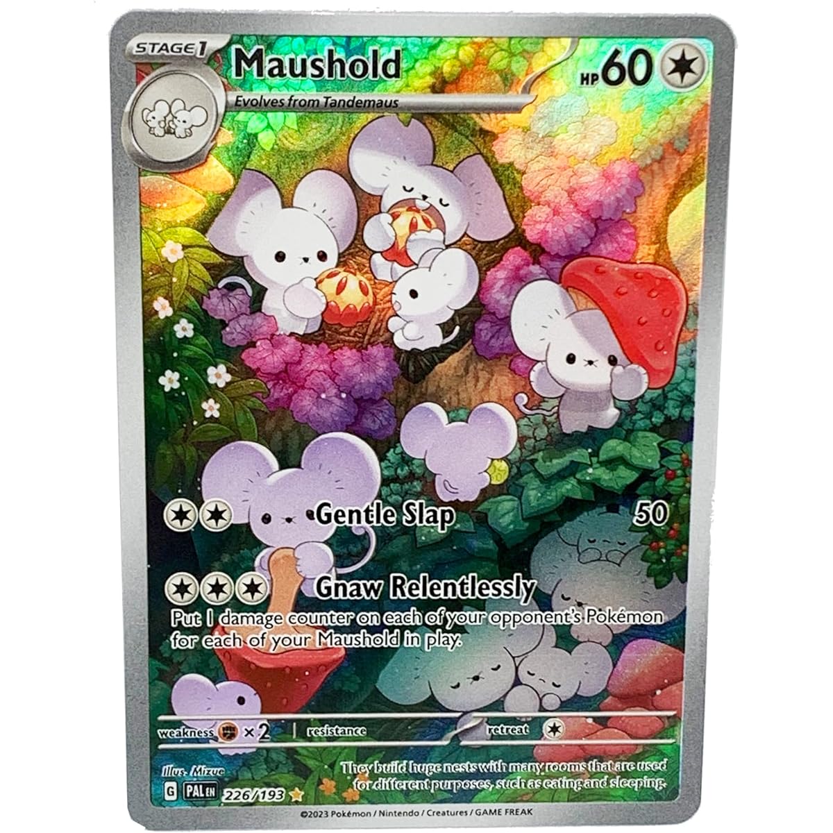 Pokemon - Maushold 226/193 - Paldea Evolved - Illustrated Rare - Alternate Art Card