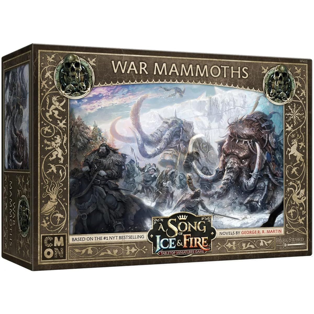 CMON A Song of Ice and Fire Tabletop Miniatures War Mammoth Unit Box | Strategy Game for Teens and Adults | Ages 14+ | 2+ Players | Average Play Time 45-60 Minutes | Manufactured