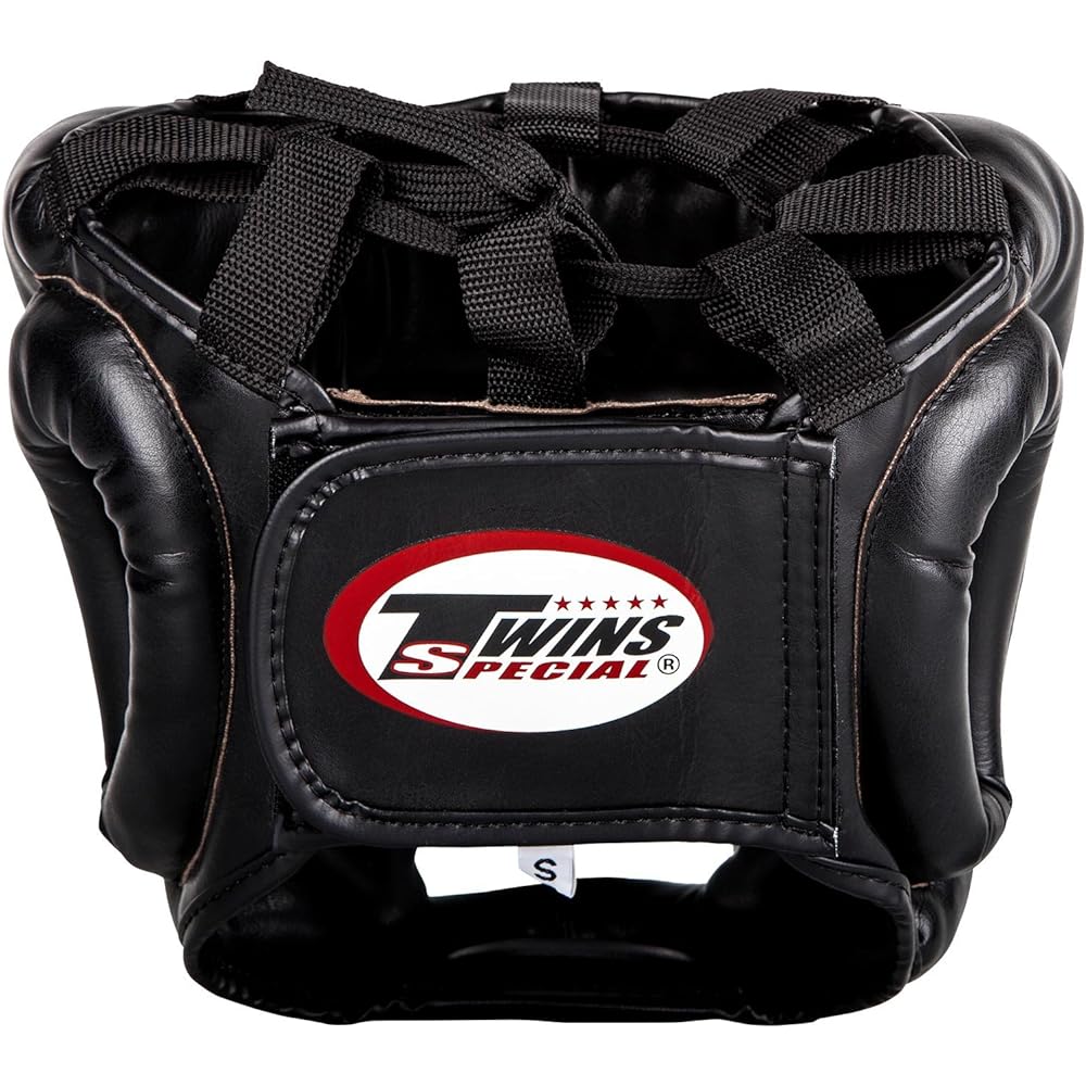 Twins Headgear Genuine Leather Black Size S