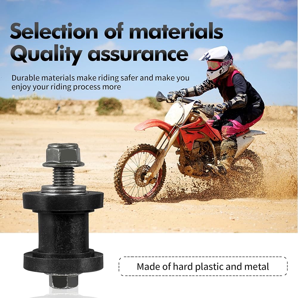 HTBCCHB 8mm and 10mm Chain Roller Pulley Tensioner Wheel Guide Motorcycle Mini Bike ATV 125cc 140cc 160cc SSR XR125 CRF50 KLX110 Pit Star Pit Dirt Bike Parts (Black)