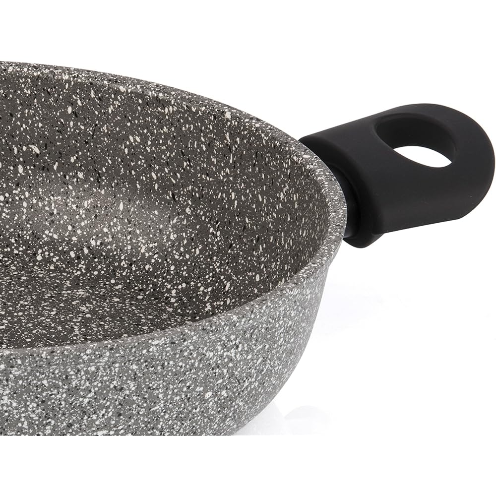Barazzoni Two-handed pot, gray ∅24×H7cm Low casserole GRAN SASSO PLUS 8551040248600
