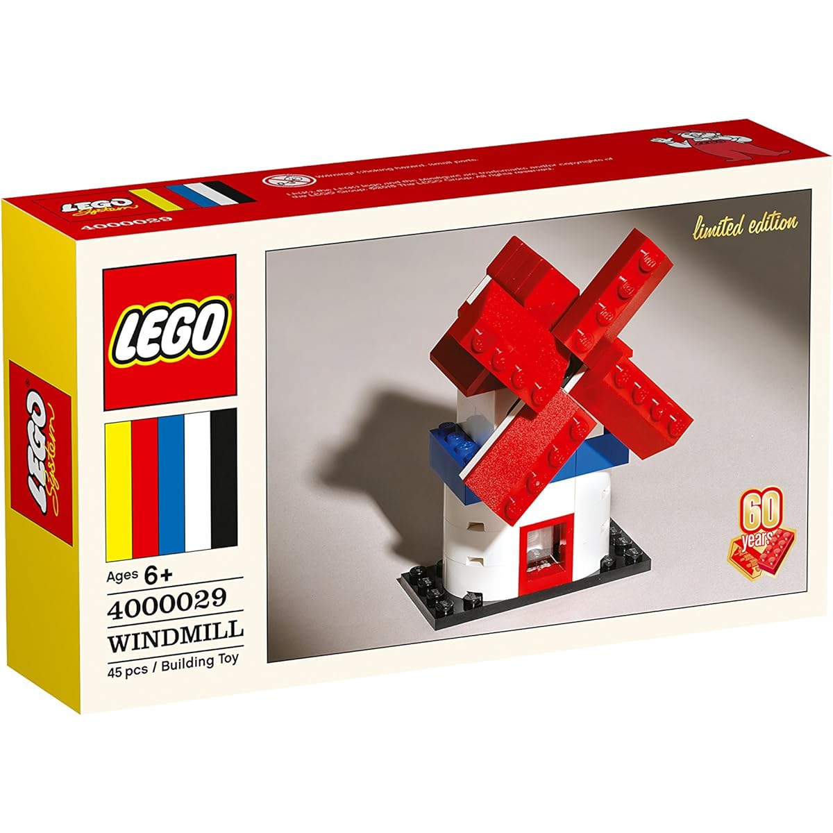 LEGO Classic 60th Anniversary Limited Edition Windmill 4000029