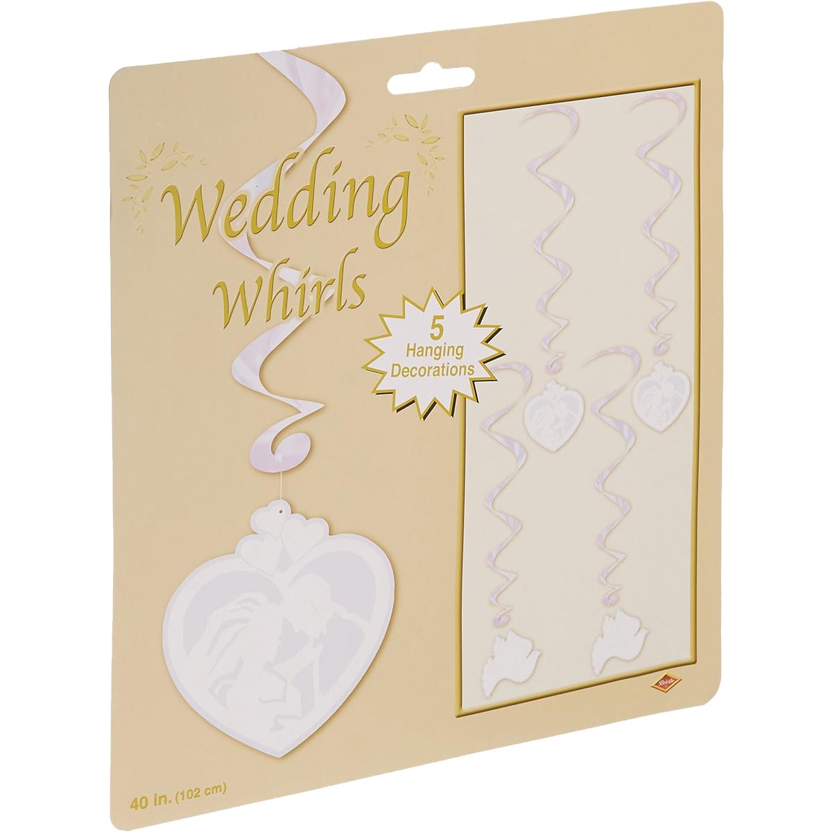 Beistle 5 Piece Wedding Swirl Set 3' 4"