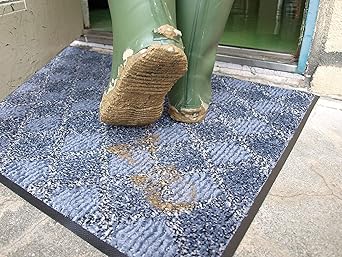 Kleen-Tex Mud Remover Entrance Mat Scrape Mat H Gray 75 x 120cm AK00011