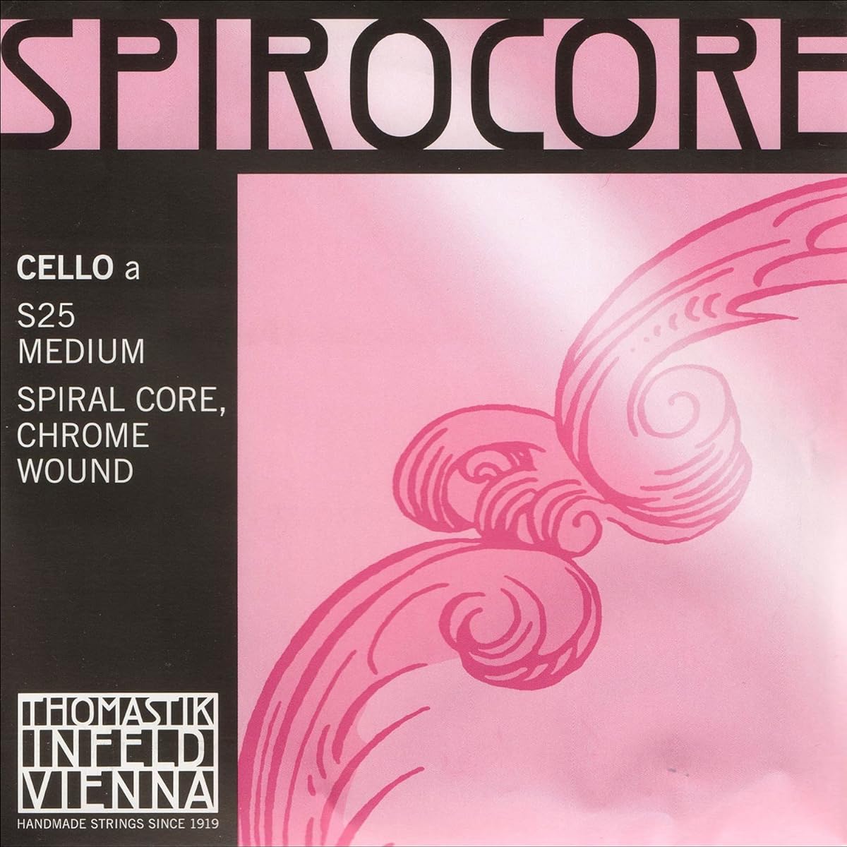 Thomastik-Infeld Spirocore 4/4 Cello A-String - Chrome Steel/Steel - Medium Gauge