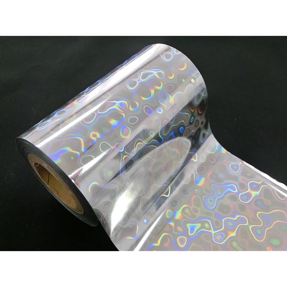 Murata Gold Leaf "Sparkling" hologram foil for lures (Amoeba HPT-KX012) 80mm x 50M