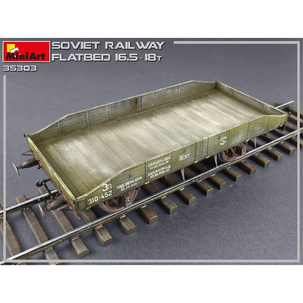 Miniart 1/35 Soviet open wagon 16.5-18 tons plastic model MA35075