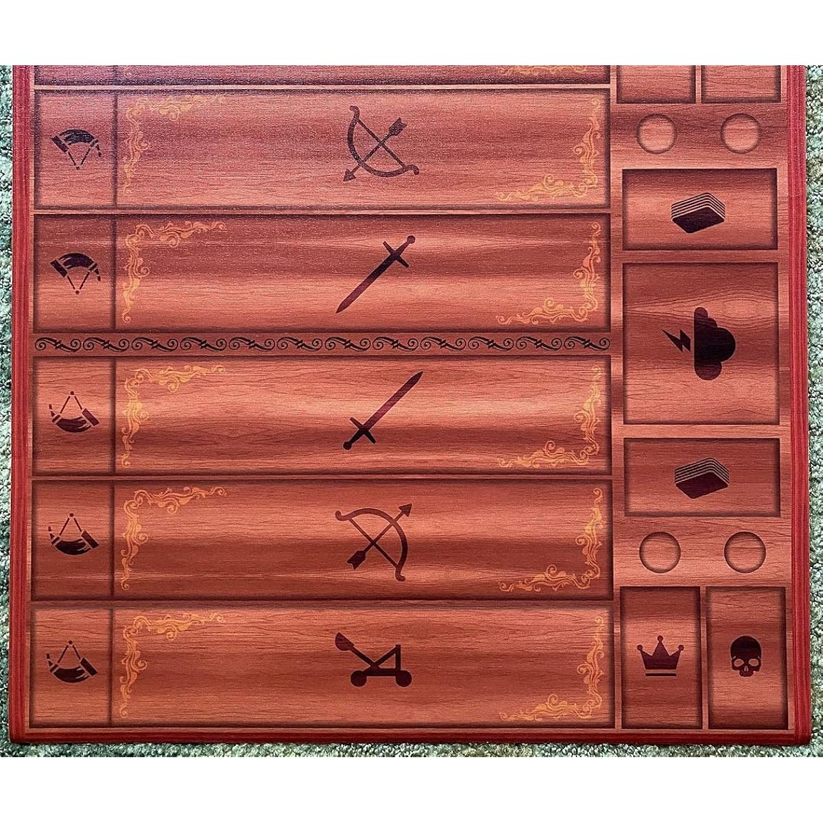 GWENT Cardboard/Deck Playmat 24" x 24" Canvas Play Surface UV Ink Printing