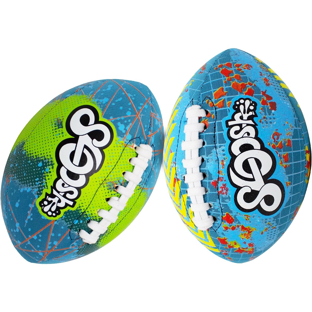 Sloosh Swimming Pool Waterproof Football 8.5 Inch Sports Pool Football Water Football for Outdoor Sports Pool Toys Backyard Pool Play Beach Games