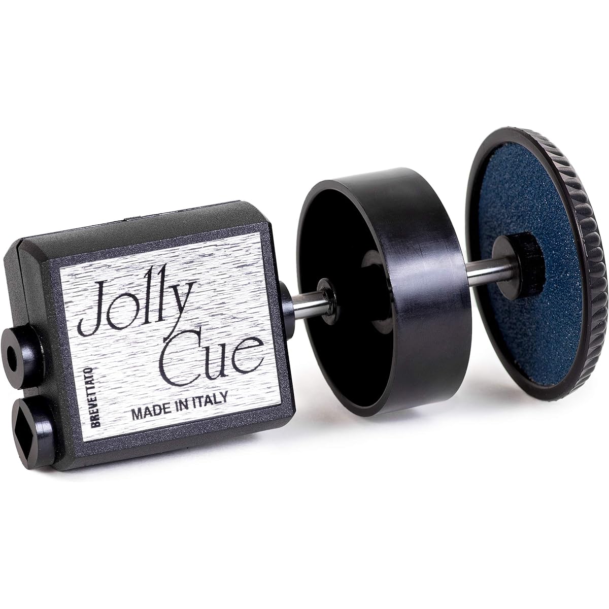 Longoni Jolly Cue Repair Tool 2 in 1 for Sanding Flattening Billiard Pool Cue Shaft Ferrules and Cue Tips