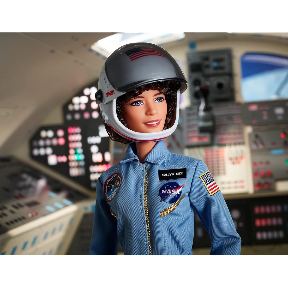 Barbie Inspiring Women Series Sally Ride Collectible Barbie Doll Wearing Fashion and Accessories, with Doll Stand and Certificate of Authenticity