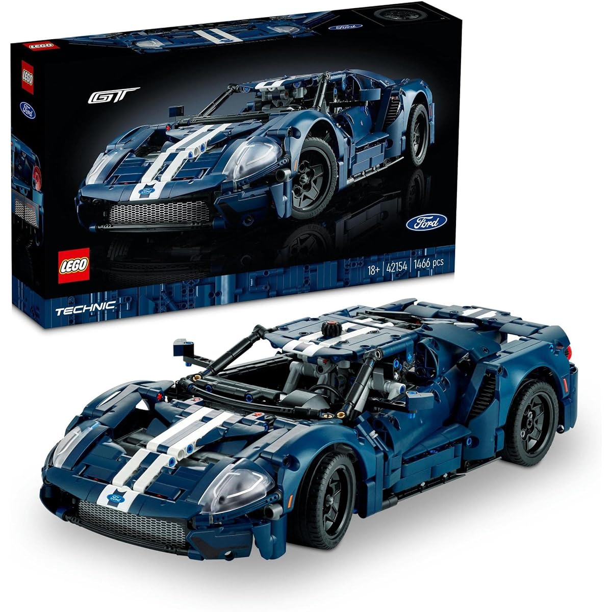 LEGO Technic 2022 Ford GT Christmas Present Christmas 42154 Toy Block Present Racing Car Vehicle Boy Adult