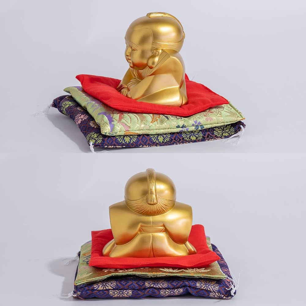 Gingado Dandan Fukusuke_Ornament Prosperous business, many customers, good luck in life Takaoka copperware (Dandan Fukusuke)