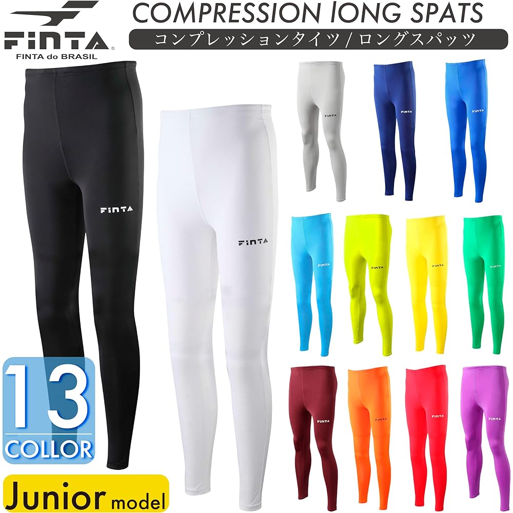 [Finta] FINTA Soccer Futsal Junior Jr Long Spats FTW7030 All 13 Colors
