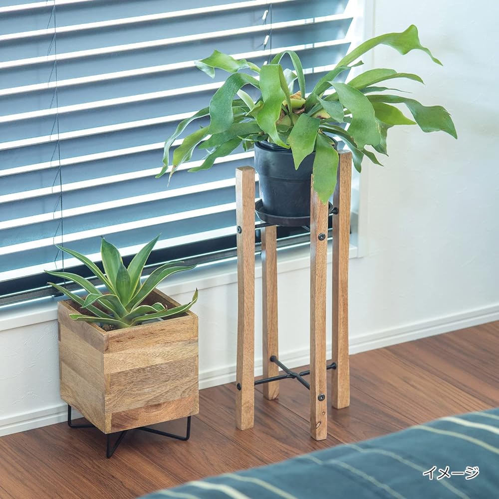 Posh Living Cube Pot Stand Combi 22 x 22 x 27cm 41306 Natural