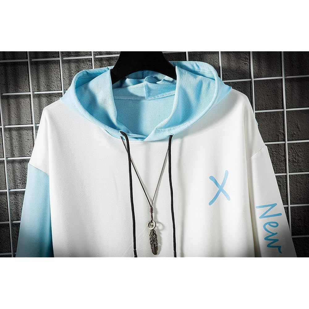 [JHIJSC] Men's Parka, Long Sleeve, Spring, Loose, Casual, Hooded, Stylish, Large Size