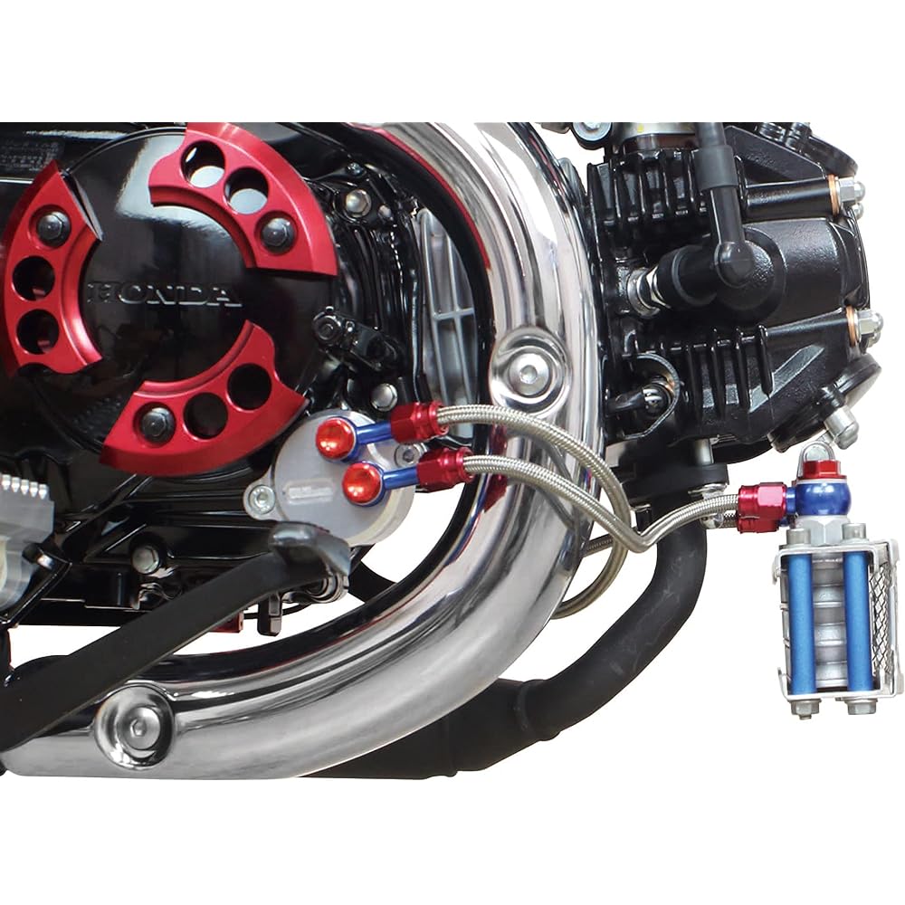 Special parts TAKEGAWA compact cool kit (slim line hose 3 fins 4 oil lines) Ducks 125 (JB04) 07-07-0454