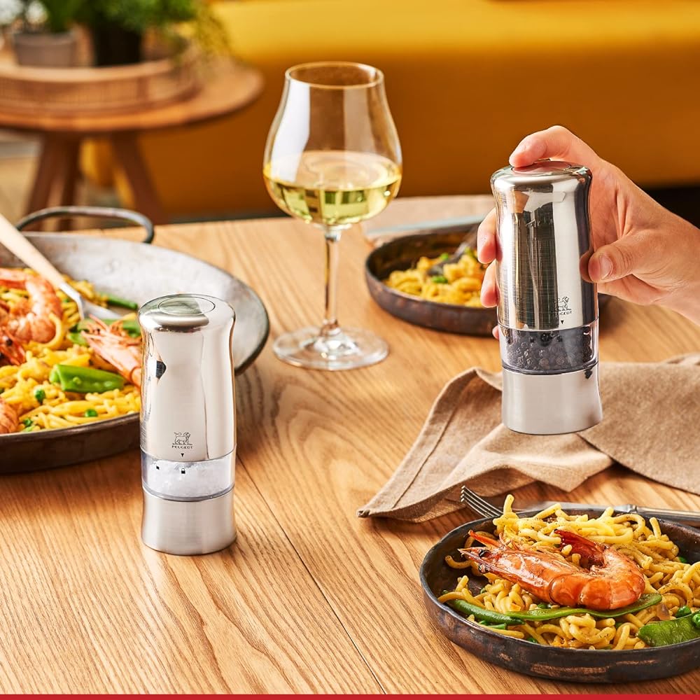PEUGEOT Mill Electric Pepper Mill Coarseness Adjustment Capacity 15g/14cm Made in France Jelly 24079