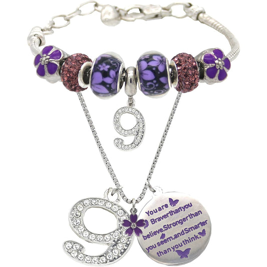 9th birthday 9th birthday 9th birthday 9th birthday 9th birthday bracelet 9th birthday necklace 9th birthday gift for 9 year old daughter 9th birthday gift