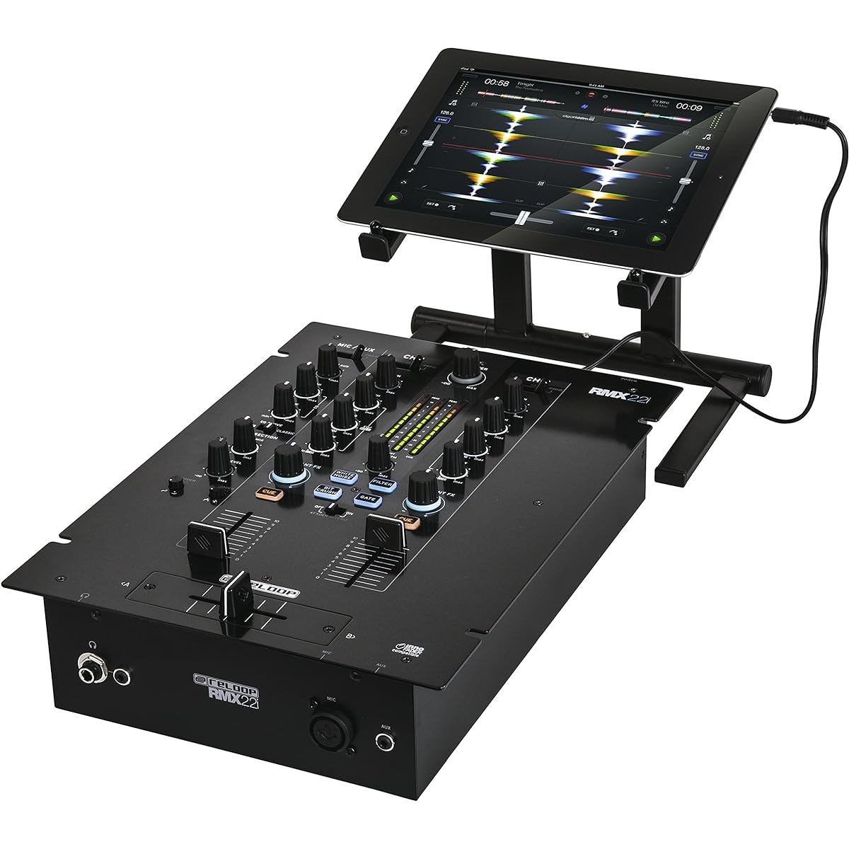 Reloop 2-channel DJ mixer with built-in effects RMX-22i
