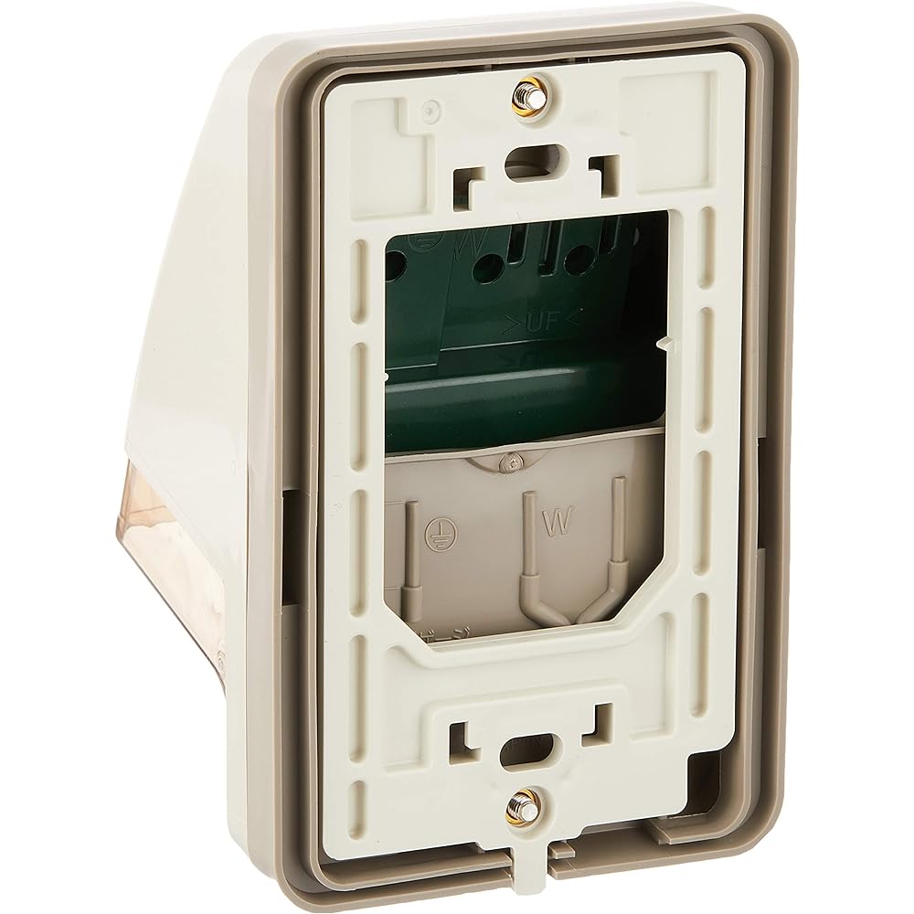 Panasonic Fully Grounded Waterproof Double Outlet with Earth Terminal WK4105 5 Pieces