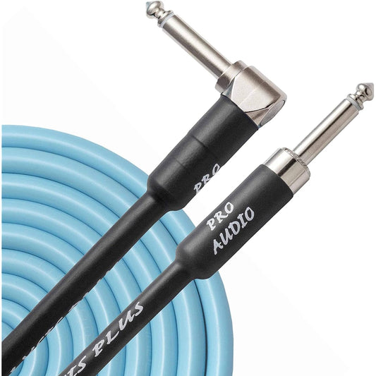 Analysis Plus Blue Suede Oval Instrument Cable ST-90 (10ft)