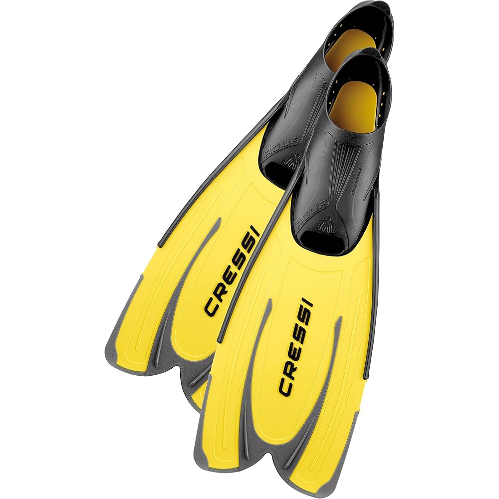 Scuba Snorkeling Swim Fin [AGUA] Long Blade Full Foot [Genuine Product]