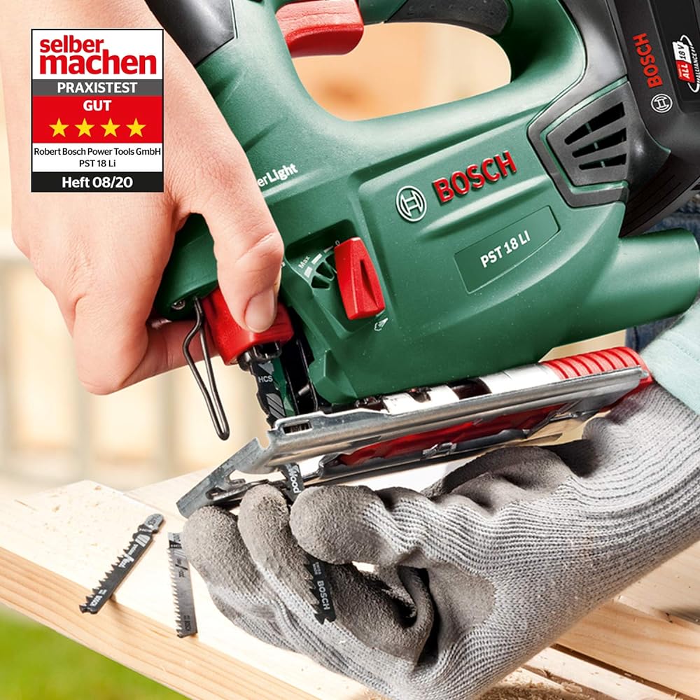 BOSCH 18V Cordless Jigsaw (Body only, battery and charger sold separately) PST18LIH