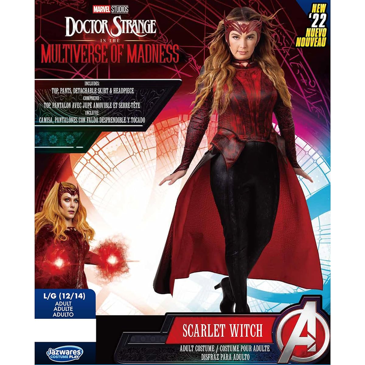 Jazwares Women's Scarlet Witch Hero Costume