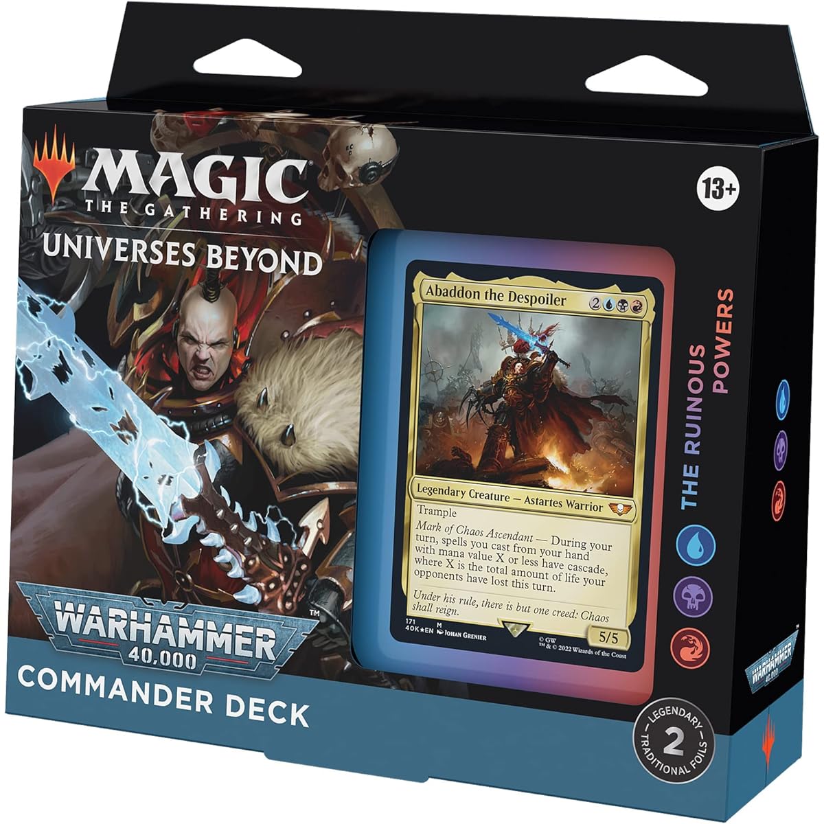 Magic: The Gathering Universes Beyond: Warhammer 40,000 Commander Deck The Ruinous Powers