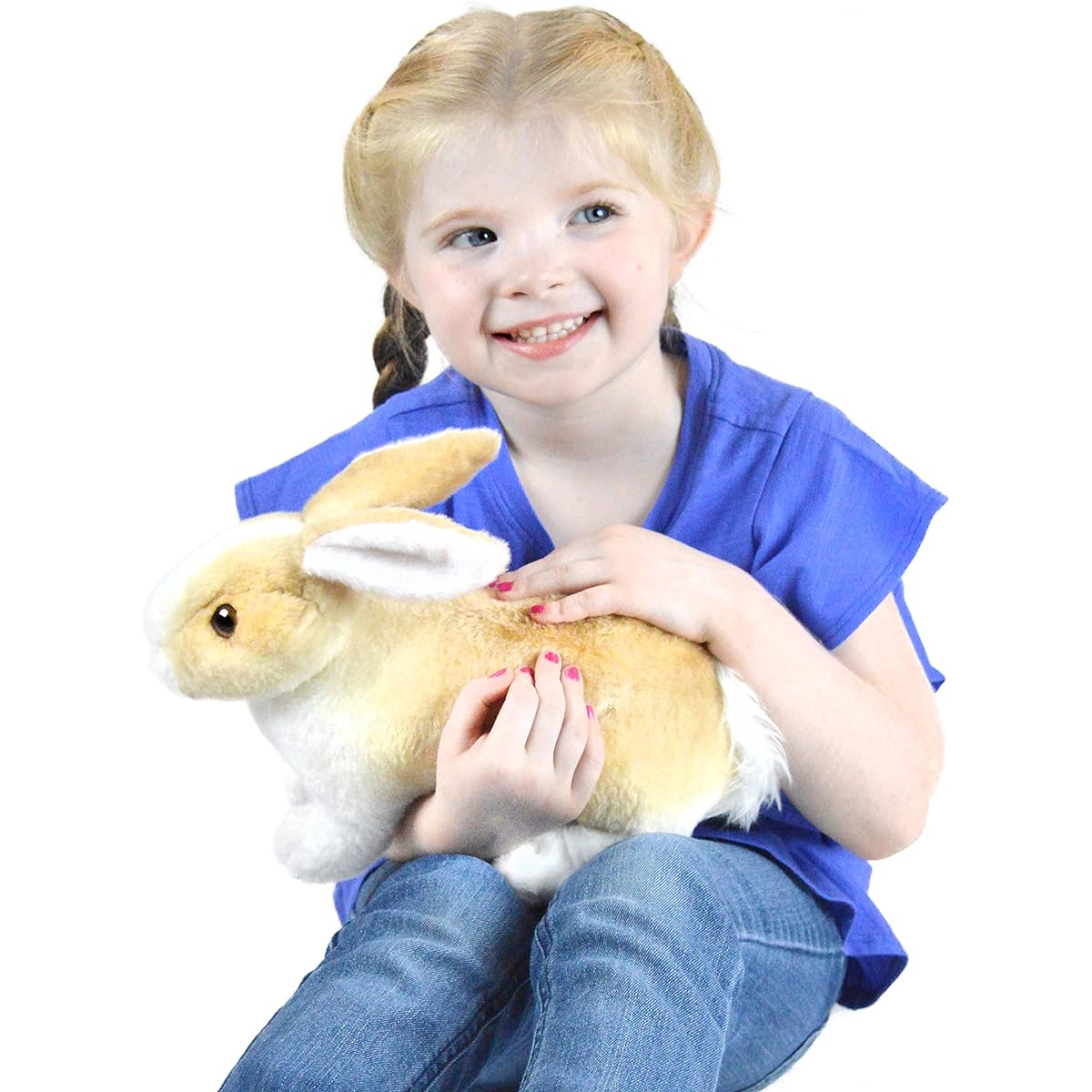 VIAHART [Tiger Tale Toys] Ridley Rabbit Plush Toy, Realistic, 11 inches (27 cm), Pet Rabbit, Cute Bunny [Official Japanese Product]