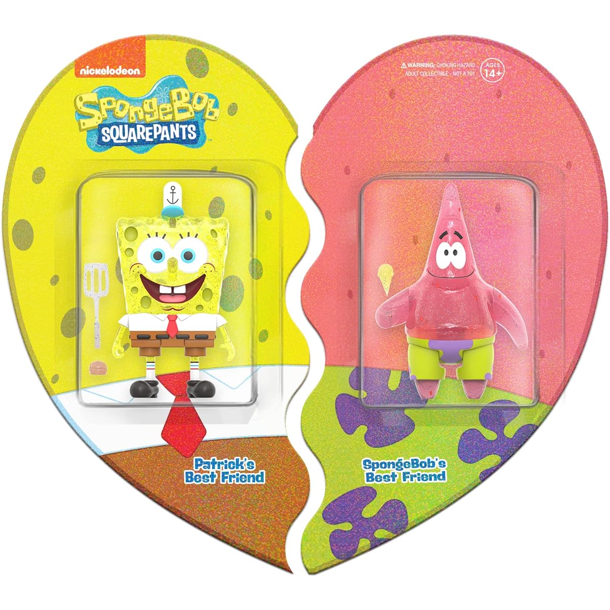 SUPER7 - SpongeBob SquarePants SpongeBob & Patrick Con Limited Reaction Figure