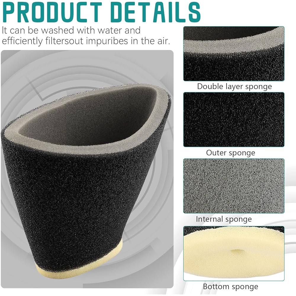 Replacement Air Filter Yamaha Raptor 660R YFM660R 2001 2002 2003 2004 2005 5LP-14451-01-00